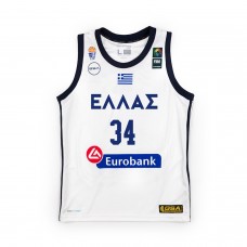 Giannis Antetokounmpo Greece Hellas Basketball Official Jersey (Size : S)