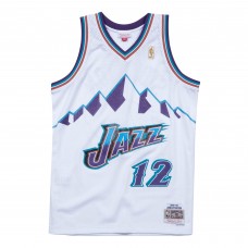 John Stockton Utah Jazz 1996-97 Mitchell and Ness Swingman Jersey (Size : S)