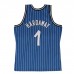 Penny Hardaway Mitchell and Ness Orlando Magic Blue Swingman Jersey (Size : M)