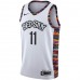 Kyrie Irving Nike White 2019/20 Finished Brooklyn Nets City Edition Swingman Jersey (Size : L)