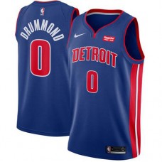 Andre Drummond Detroit Pistons Road Icon Edition Swingman Jersey with sponsorofficial patch (Size M / XL)