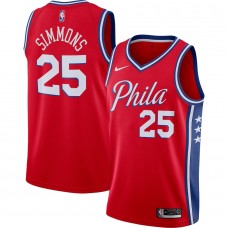 Ben Simmons Nike  Red Philadelphia 76ers  Statement Edition Swingman Jersey (Size : M)