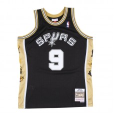 TONY PARKER SAN ANTONIO SPURS MITCHELL AND NESS OFFICIAL  RETIREMENT JERSEY  (Size : L)