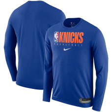 New York Knicks Nike Practice Legend Performance Long Sleeve Dri Fit T-Shirt (Size: XL)