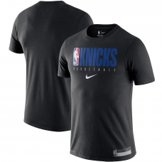 New York Knicks Nike Black Essential Practice Performance Dri Fit T-Shirt (Size : M)