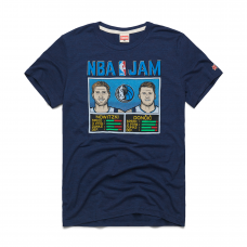 DALLAS MAVERICKS NBA JAM LUKA & DIRK TEE (Size : M)